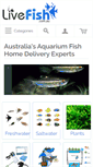 Mobile Screenshot of livefish.com.au